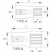 Licota P2008 Головка торцевая spline 1/4" 8 мм