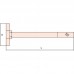 GARWIN GSS-VQ02 Ключ для пробок искробезопасный 70 мм, длина 300 мм
