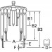 Licota ATB-1154 Съемник двухлапый 2 в 1 (150, 220 мм)