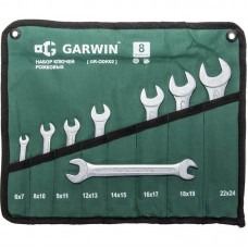 GARWIN GR-ODK02 Набор ключей рожковых 8 предметов 6х7-22х24 мм