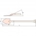 GARWIN GSS-X02 Лопата штыковая искробезопасная, штык 420х240 мм, длина 990 мм