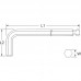 Licota BP200015SM Ключ шестигранный угловой с шаром 1,5 мм