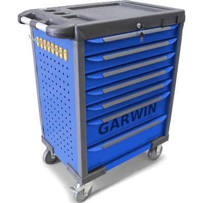 GARWIN GTT-01D07T-B Тележка инструментальная, 7 полок, синяя