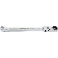 Licota ARW-07M08 Ключ трещоточный гибкий с фиксацией и накидной 6гр. 15° 8 мм