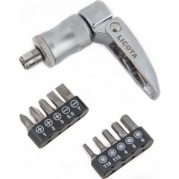 Licota ABD-033K2 Отвертка трещоточная со сменными вставками 1/4", 12 пр.