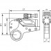 GARWIN 541010-30-110-155 Гайковёрт гидравлический кассетный; привод 4188-41882 Нм