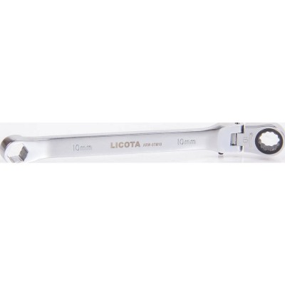 Licota ARW-07M13 Ключ трещоточный гибкий с фиксацией и накидной 6гр. 15° 13 мм
