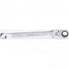 Licota ARW-07M12 Ключ трещоточный гибкий с фиксацией и накидной 6гр. 15° 12 мм