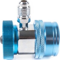 Licota ATL-9007 Адаптер синий 1/4" для двухвентильного манометрического коллектора