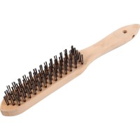 GARWIN 736002-5 Щетка 5-рядная металлическая с деревянной ручкой