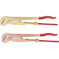 GARWIN GSS-THA075 Ключ трубный разводной "шведский тип" искробезопасный, S-образный 0-75 мм, 650 мм