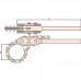 GARWIN GSS-TI100 Ключ трубный цепной искробезопасный 0-100 мм, 600 мм
