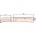 GARWIN GSS-XDB02 Нож электрика искробезопасный 61 мм