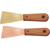 GARWIN GSS-XDC02 Шпатель искробезопасный 95х25 мм с деревянной рукояткой