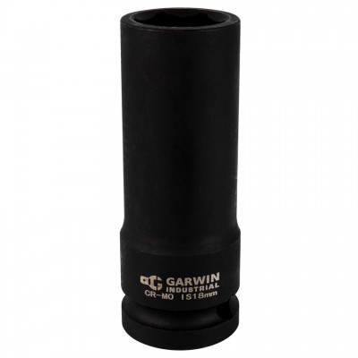 GARWIN PRO 620272-19 Головка торцевая ударная глубокая 1/2", 6 гр., 21 мм