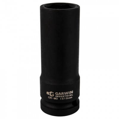 GARWIN PRO 620272-18 Головка торцевая ударная глубокая 1/2, 6 гр., 18 мм