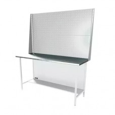 Верстак серии Standart, 1600 мм, оцинк, экран 1000, светло-серый (7035) Верстак серии Standart, 1600 мм, оцинк, экран 1000, светло-серый (7035)