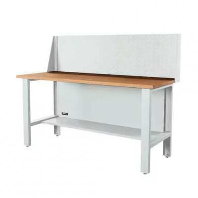 Верстак серии Industrial, 1700 мм, фанера, экран 500, светло-серый (7035)