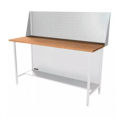 Верстак серии Standart, 1600 мм, фанера, экран 500 светло-серый (7035)