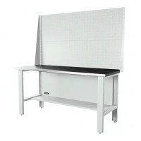 Верстак серии Industrial, 1700 мм, оцинк, экран 1000, светло-серый (7035) Верстак серии Industrial, 1700 мм, оцинк, экран 1000, светло-серый (7035)