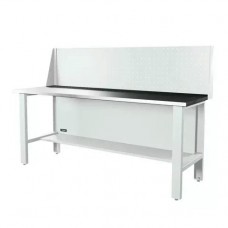 Верстак серии Industrial, 2000 мм, оцинк, экран 500, светло-серый (7035) Верстак серии Industrial, 2000 мм, оцинк, экран 500, светло-серый (7035)