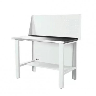 Верстак серии Industrial, 1200 мм, оцинк, экран 500, светло-серый (7035)