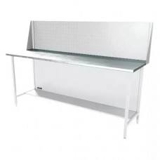 Верстак серии Standart, 2000 мм, оцинк, экран 500, светло-серый (7035)