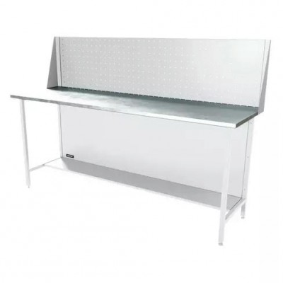 Верстак серии Standart, 2000 мм, оцинк, экран 500, светло-серый (7035)