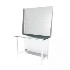 Верстак серии Standart, 1200 мм, оцинк, экран 1000, светло-серый (7035)