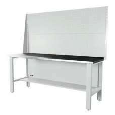 Верстак серии Industrial, 2000 мм, оцинк, экран 1000, светло-серый (7035) Верстак серии Industrial, 2000 мм, оцинк, экран 1000, светло-серый (7035)