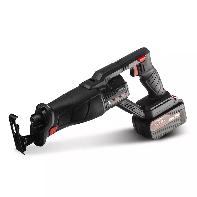 Пила сабельная аккумуляторная RUNTEC TECHNIC 20В, 2*4Ач, 700Вт