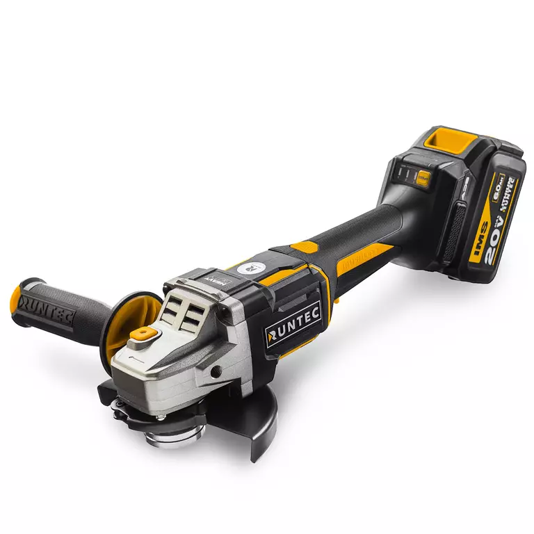 Шлифмашина угловая аккумуляторная PRO 125 мм, 20В, 2*6Ач, 1600Вт