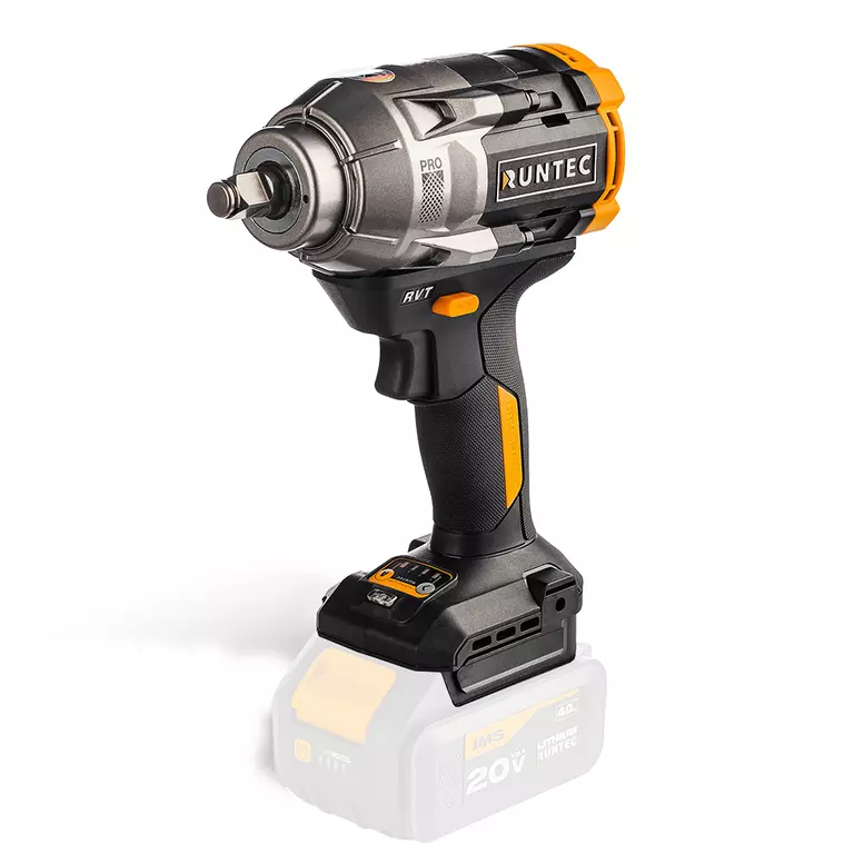Гайковерт ударный аккумуляторный RUNTEC PRO 1/2", 20В, 1100Нм