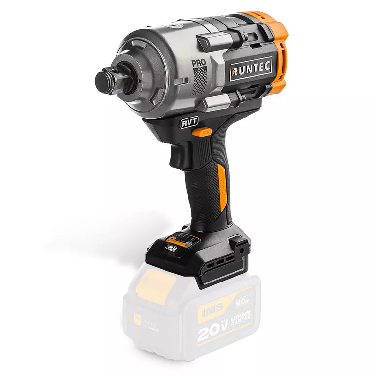 Гайковерт ударный аккумуляторный RUNTEC PRO 3/4", 20В, 1600Нм