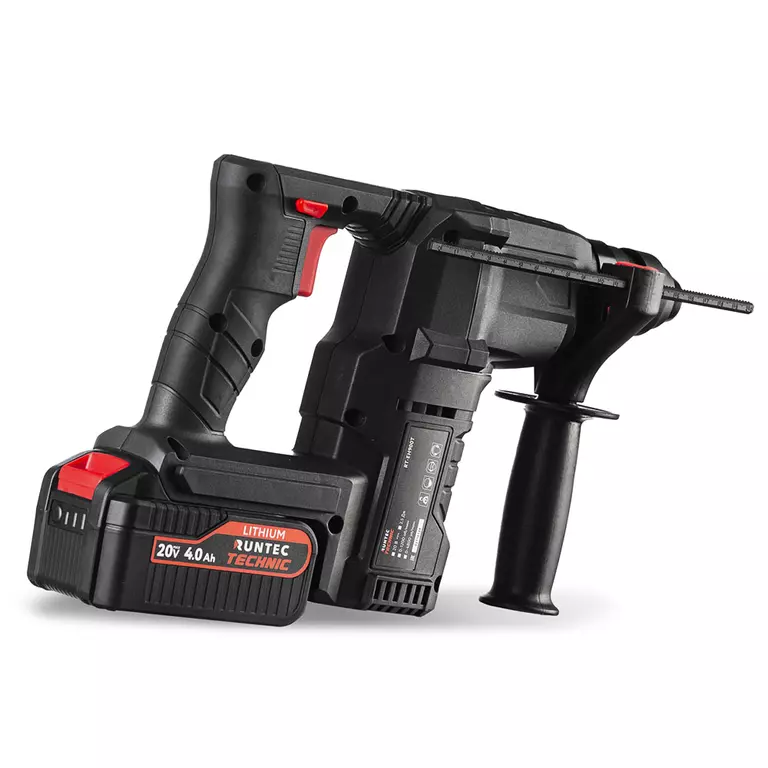 Перфоратор аккумуляторный RUNTEC TECHNIC 2.5Дж, 20В, 2*4Ач, 900Вт