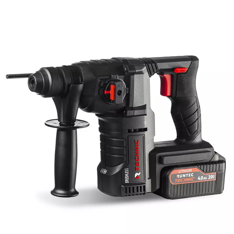 Перфоратор аккумуляторный RUNTEC TECHNIC 2.5Дж, 20В, 2*4Ач, 900Вт Перфоратор аккумуляторный RUNTEC TECHNIC 2.5Дж, 20В, 2*4Ач, 900Вт