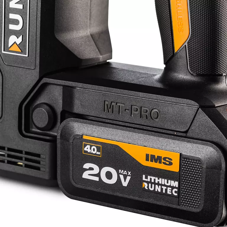 Перфоратор аккумуляторный RUNTEC PRO 2.9Дж, 20В, 2*4Ач, 850Вт