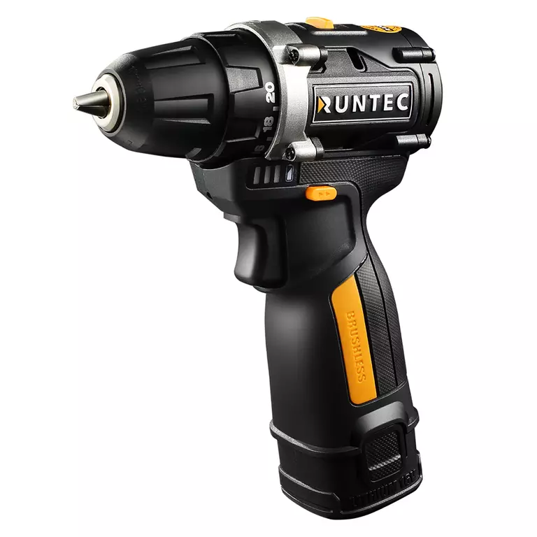 Дрель-шуруповерт аккумуляторная RUNTEC PRO 10 мм,16В, 2*2Ач, 45Нм Дрель-шуруповерт аккумуляторная RUNTEC PRO 10 мм,16В, 2*2Ач, 45Нм