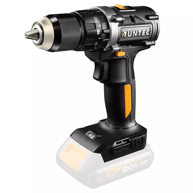 Дрель-шуруповерт ударная аккумуляторная RUNTEC PRO 13 мм, 20В, 55Нм Дрель-шуруповерт ударная аккумуляторная RUNTEC PRO 13 мм, 20В, 55Нм