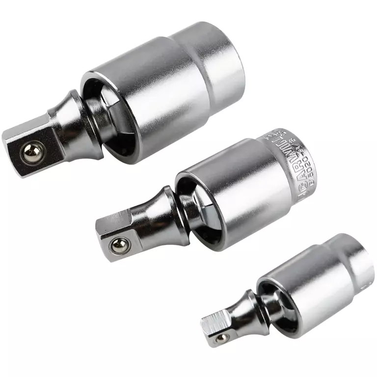 Набор карданов шаровых 1/4", 3/8", 1/2", 3 пр.