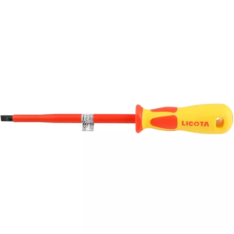 Licota ASD-9217580 Отвертка изолированная VDE 1000V (шлиц) SL8.0, 175 мм