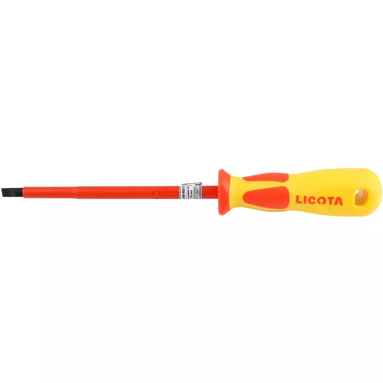 Licota ASD-9215065 Отвертка изолированная VDE 1000V (шлиц) SL6.5, 150 мм