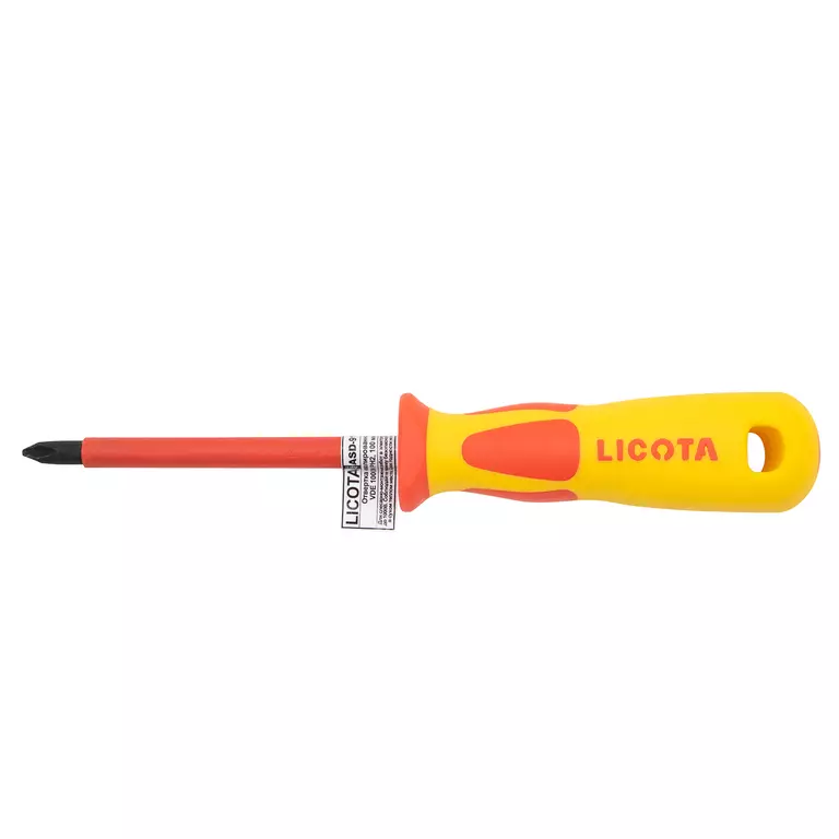 Licota ASD-910600 Отвертка изолированная VDE 1000V (крест) PH0, 60 мм