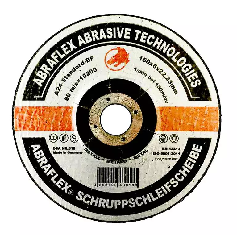 Abraflex УТ0007755 Круг зачистной 150x6,0x22,23 A24 S-BF27 металл