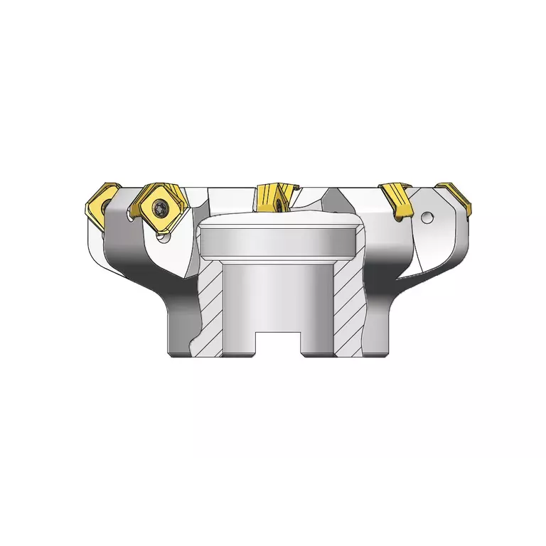 Корпус фрезы торцевой 80 мм, Ap=4,5 мм, Z-8, угол в плане 45°