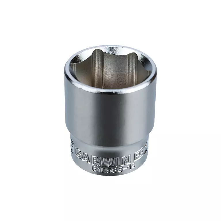 Головка, 3/8", 19 мм, торцевая, 6-гранная