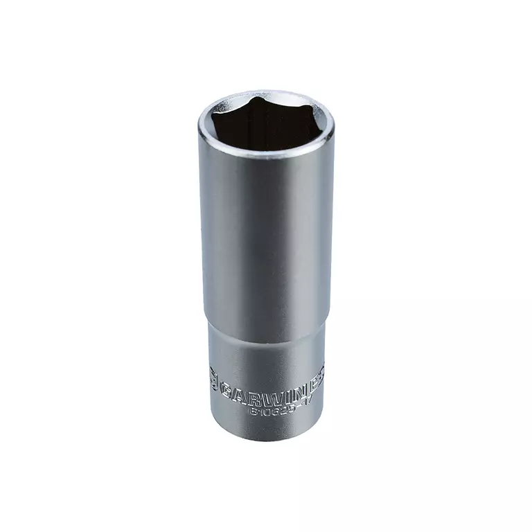 Головка, 3/8", 17 мм, торцевая, 6-гранная, глубокая