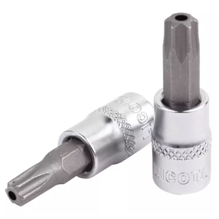 Licota H4TT027 Головка торцевая с вставкой torx с отверстием 1/2" T27 L=55 мм