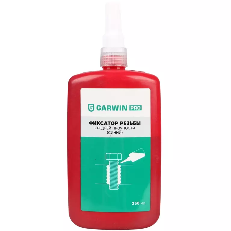Фиксатор резьбы средней прочности (синий) GARWIN PRO 250мл