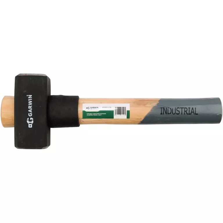 GARWIN 712085-1000 Кувалда Garwin INDUSTRIAL с обратной рукояткой из дерева гикори, 1000 г